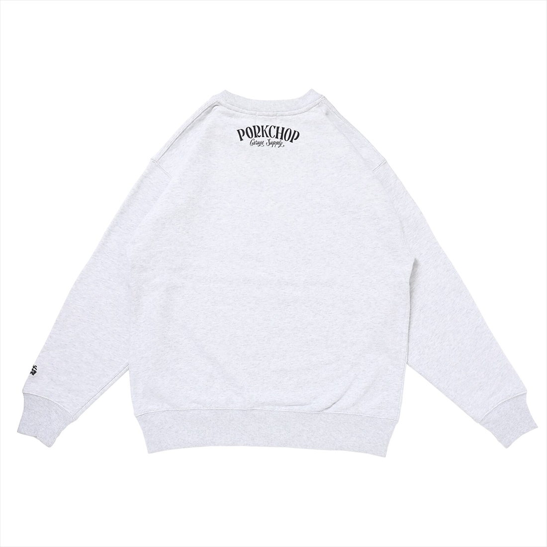 画像: PORKCHOP/PORK FRONT SWEAT（GRAY）［クルーネックスウェット-23春夏］