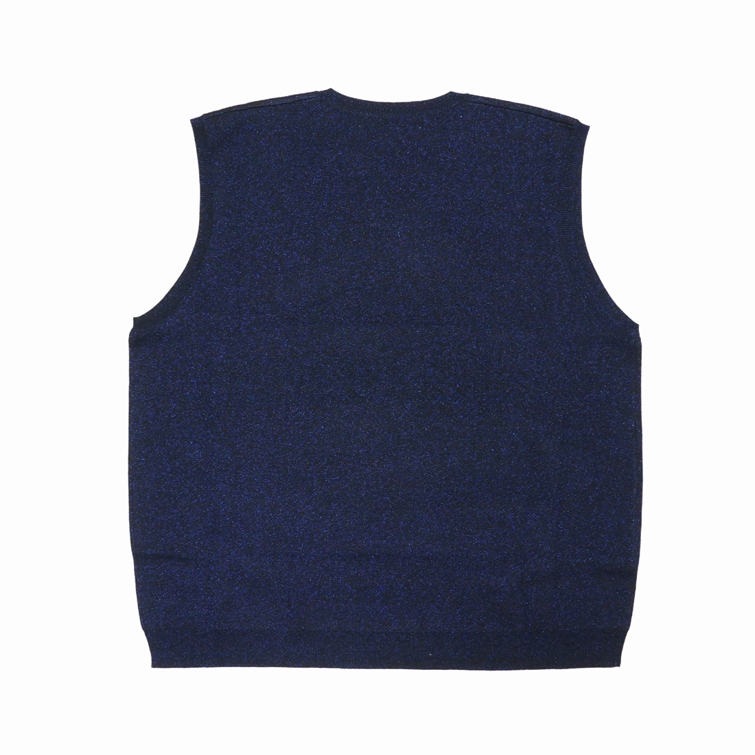 画像: DAIRIKU/Oversized Lame Knit Vest（Navy） 【40%OFF】［オーバーサイズラメニットベスト-23春夏］