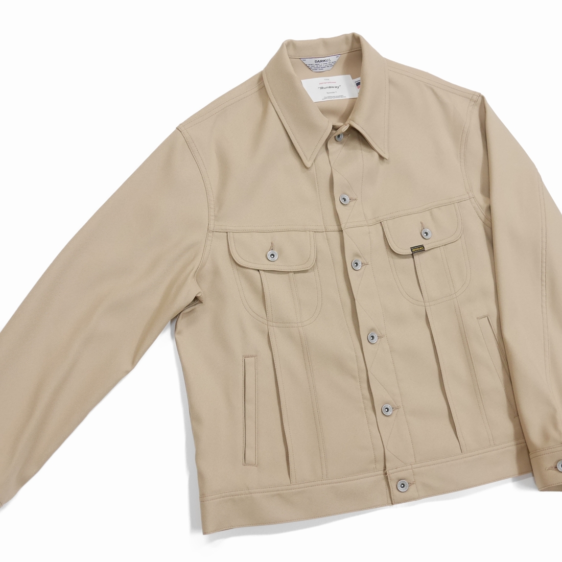 画像: DAIRIKU/Polyester Jacket（Beige） 【30%OFF】［ポリエステルJKT-23春夏］