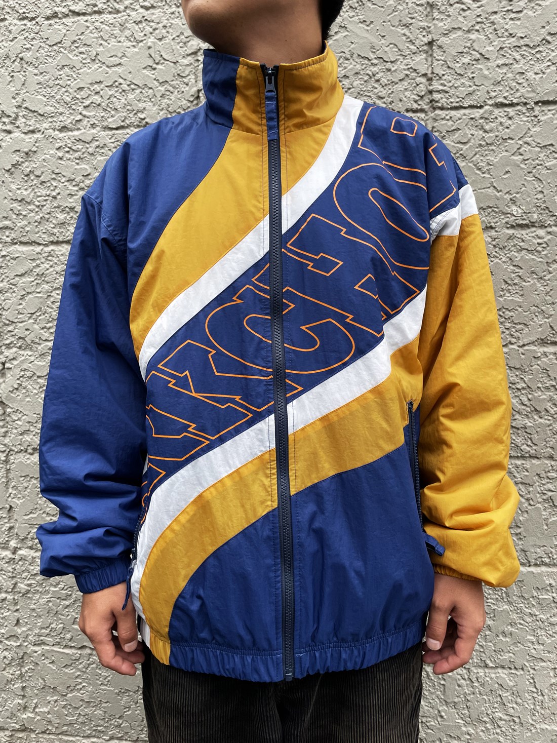 画像: PORKCHOP/SPORT JKT（NAVY/MUSTARD）［スポーツJKT-23春夏］