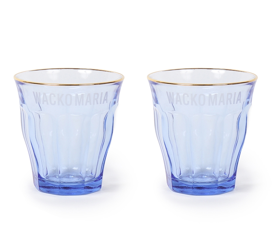 WACKO MARIA/DURALEX / GLASS CUP（SET OF TWO）（BLUE）［グラス(2個 ...