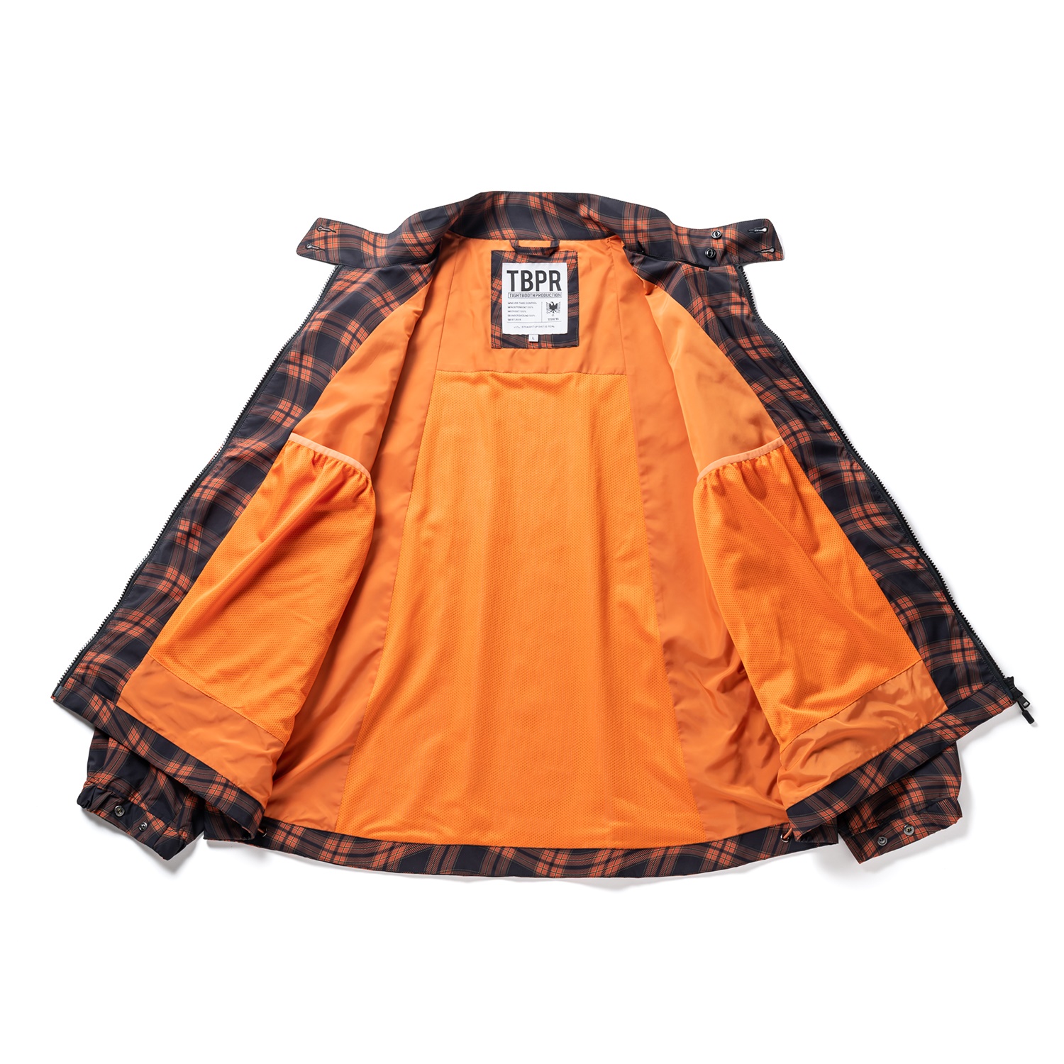 画像: TIGHTBOOTH/WAVEY PLAID JACKET（Orange）［スウィングトップ-23春夏］