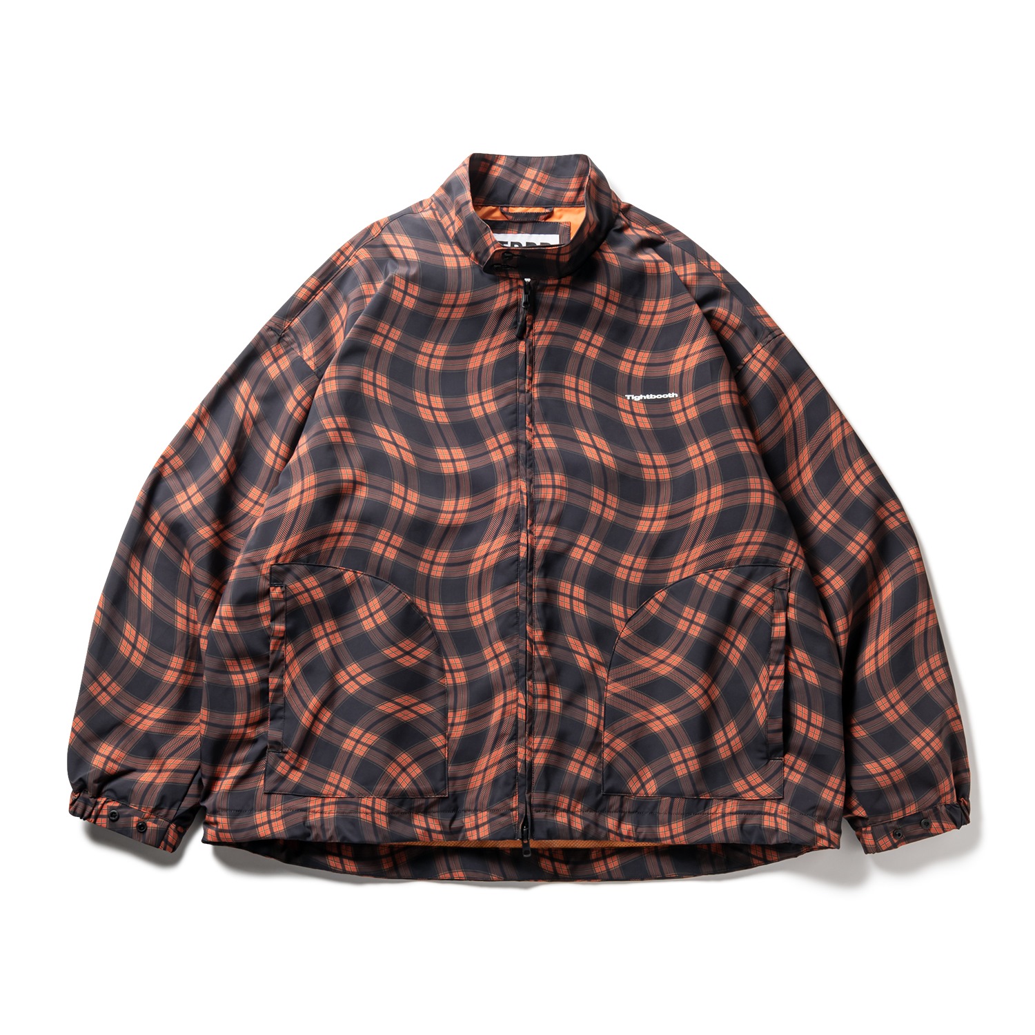 画像: TIGHTBOOTH/WAVEY PLAID JACKET（Orange）［スウィングトップ-23春夏］