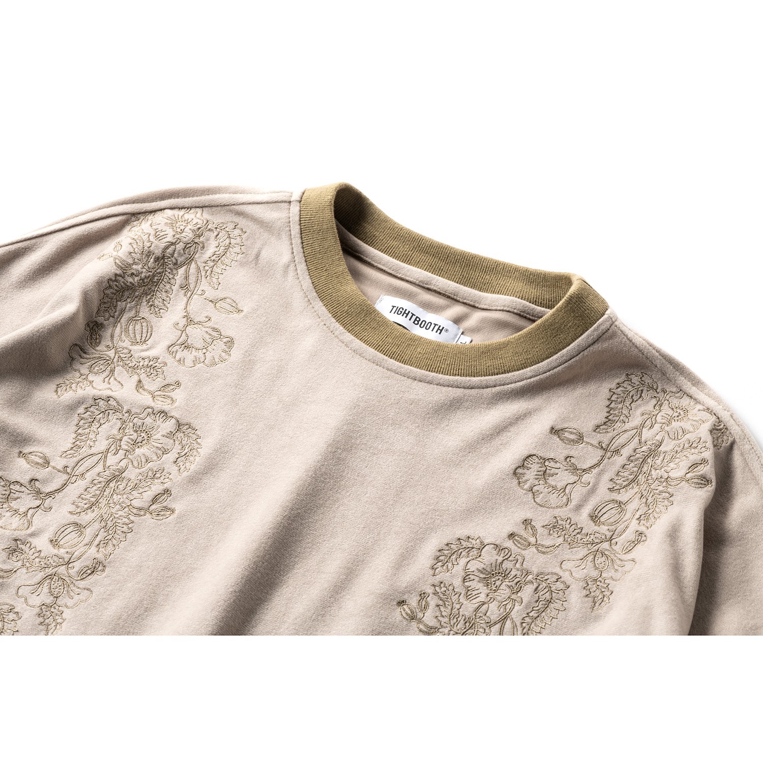 画像: TIGHTBOOTH/POPPY SUEDE L/S TOP（Beige） 【30%OFF】［ロングスリーブカットソー-23春夏］