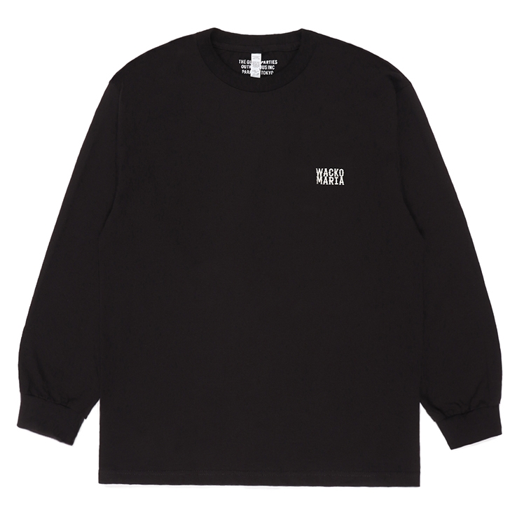 画像: WACKO MARIA/LONG SLEEVE T-SHIRT（BLACK）［刺繍長袖T-23春夏］