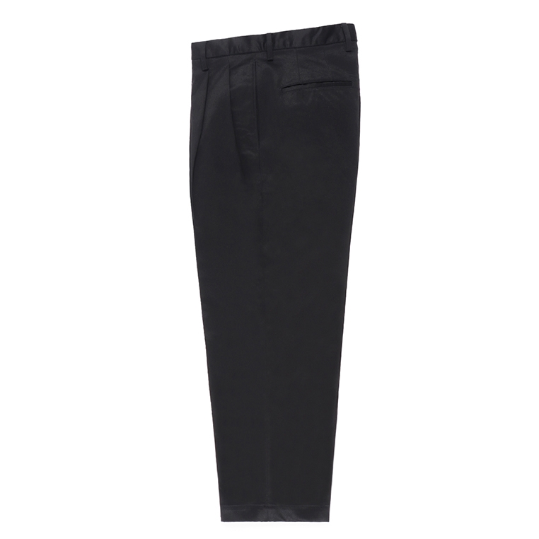 画像: WACKO MARIA/DOUBLE PLEATED CHINO TROUSERS（BLACK）［ツータックチノトラウザース-23春夏］