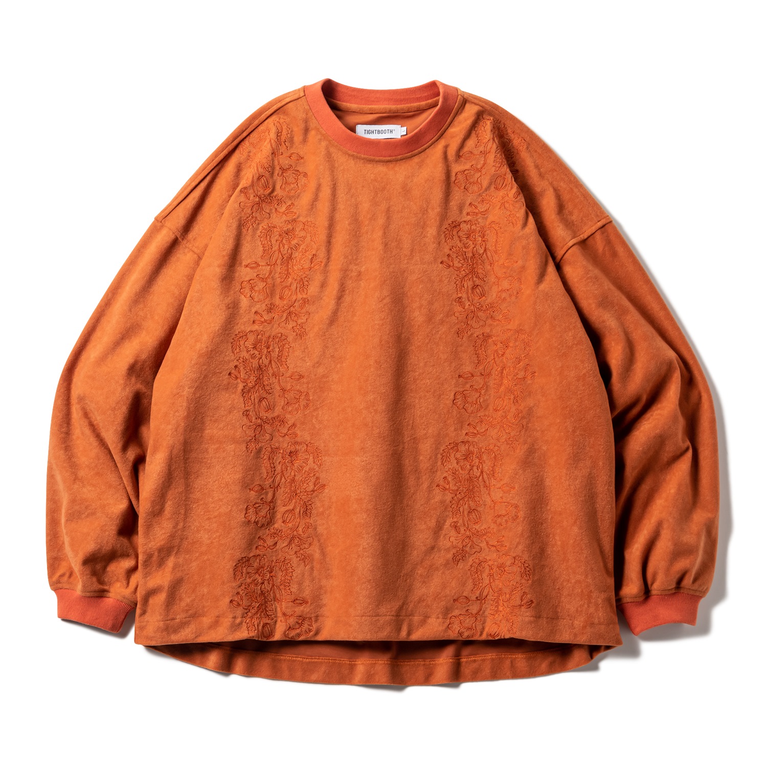 画像: TIGHTBOOTH/POPPY SUEDE L/S TOP（Orange） 【30%OFF】［ロングスリーブカットソー-23春夏］