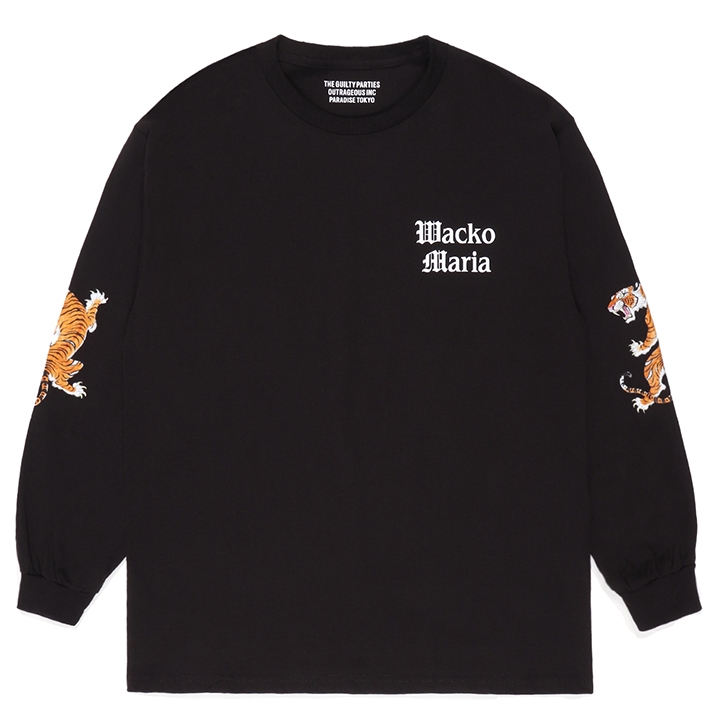 画像: WACKO MARIA/TIM LEHI / LONG SLEEVE T-SHIRT（BLACK）［プリント長袖T-23春夏］