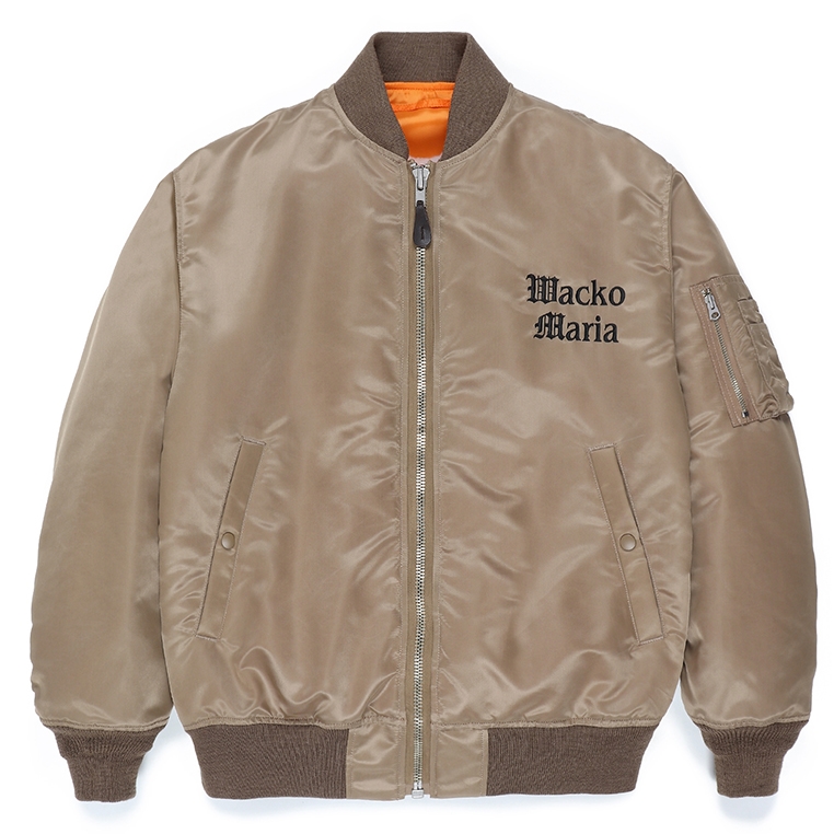 画像: WACKO MARIA/MA-1（BEIGE）［MA-1 JKT-23春夏］