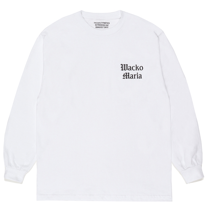 画像: WACKO MARIA/TIM LEHI / LONG SLEEVE T-SHIRT（WHITE）［プリント長袖T-23春夏］