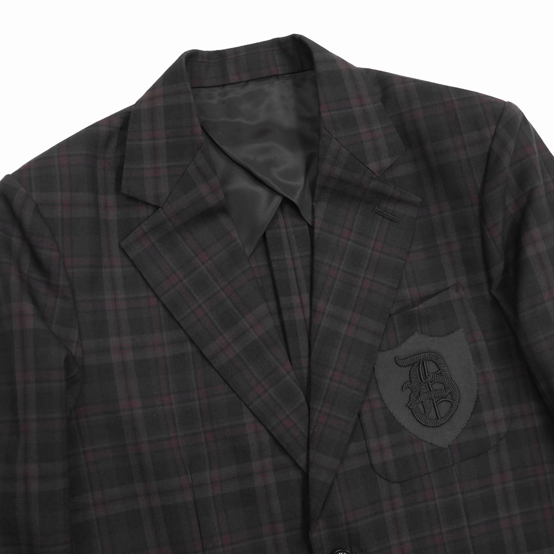 画像: DAIRIKU/School Check Tailored Jacket（Red&Brown） 【40%OFF】［スクールチェックテーラードJKT-23春夏］