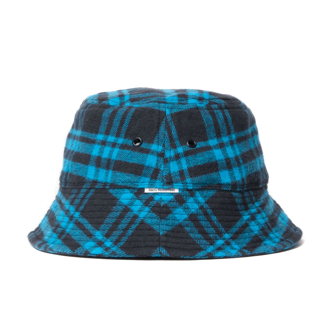 画像: COOTIE PRODUCTIONS/Nel Check Bucket Hat（Black/Blue）［ネルチェックバケットハット-23春夏］