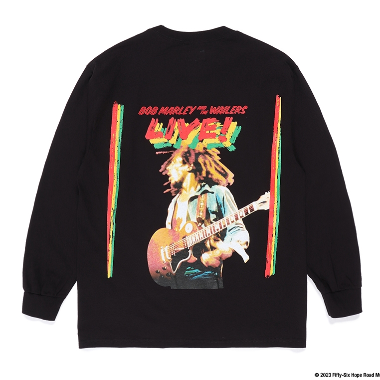 WACKO MARIA/BOB MARLEY / LONG SLEEVE T-SHIRT（BLACK）［プリント ...