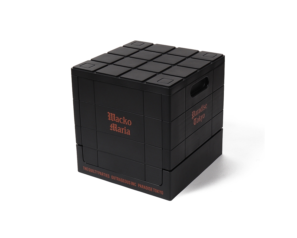 画像: WACKO MARIA/FOLDABLE CONTAINER - SMALL（BLACK）［フォルダブルコンテナ-23春夏］