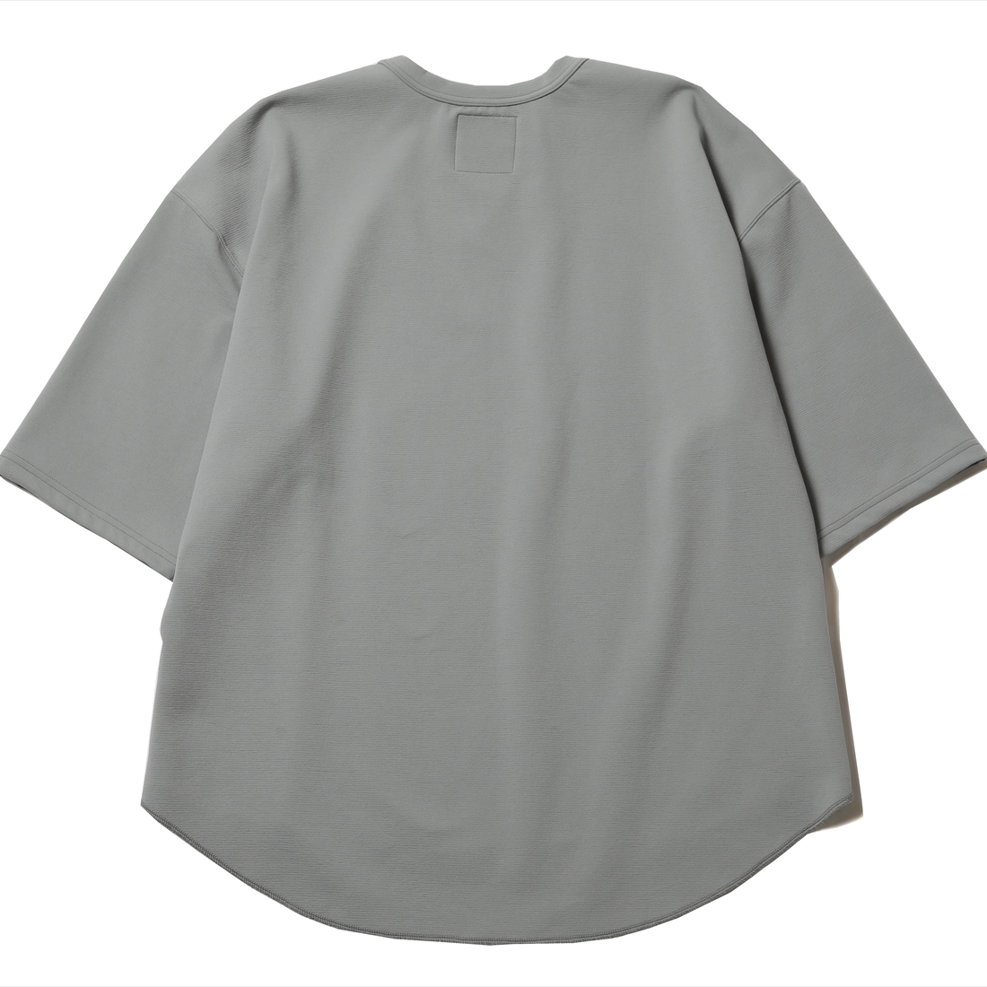 画像: CALEE/Multi way high gauge weave drop shoulder cutsew（Gray） 【50%OFF】［ハイゲージドロップショルダーカットソー-23春夏］