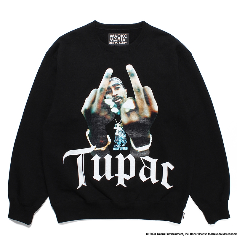 画像: WACKO MARIA/2PAC / HEAVY WEIGHT SWEAT SHIRT（COLOR）［クルーネックスウェット-23春夏］