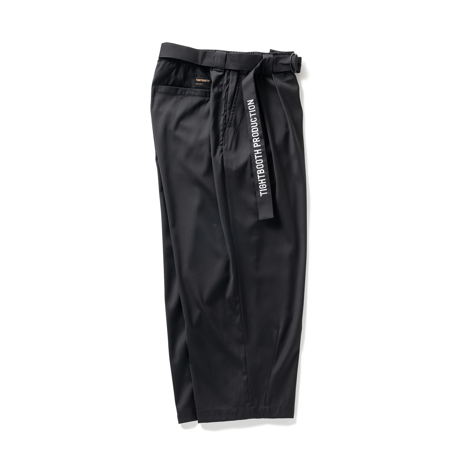 画像: TIGHTBOOTH/BAGGY SLACKS（Black）［バギースラックス-23春夏］