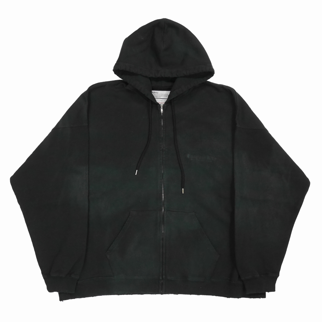 画像: DAIRIKU/"Water-repellent" Zip Up Hoodie（Vintage Black）［ジップアップフーディー-23春夏］