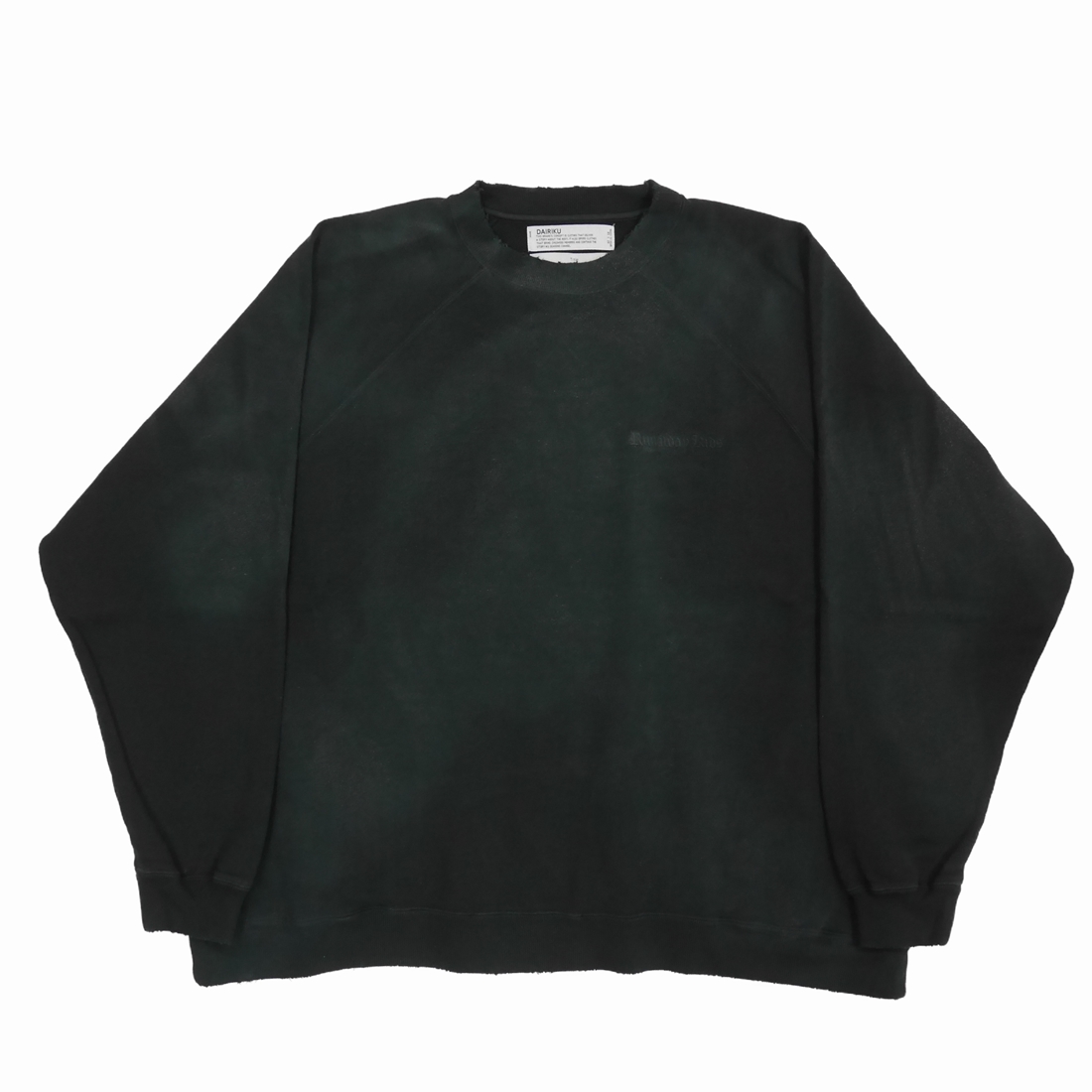 画像: DAIRIKU/"Water-repellent" Pullover Sweater（Vintage Black） 【30%OFF】［クルーネックスウェット-23春夏］