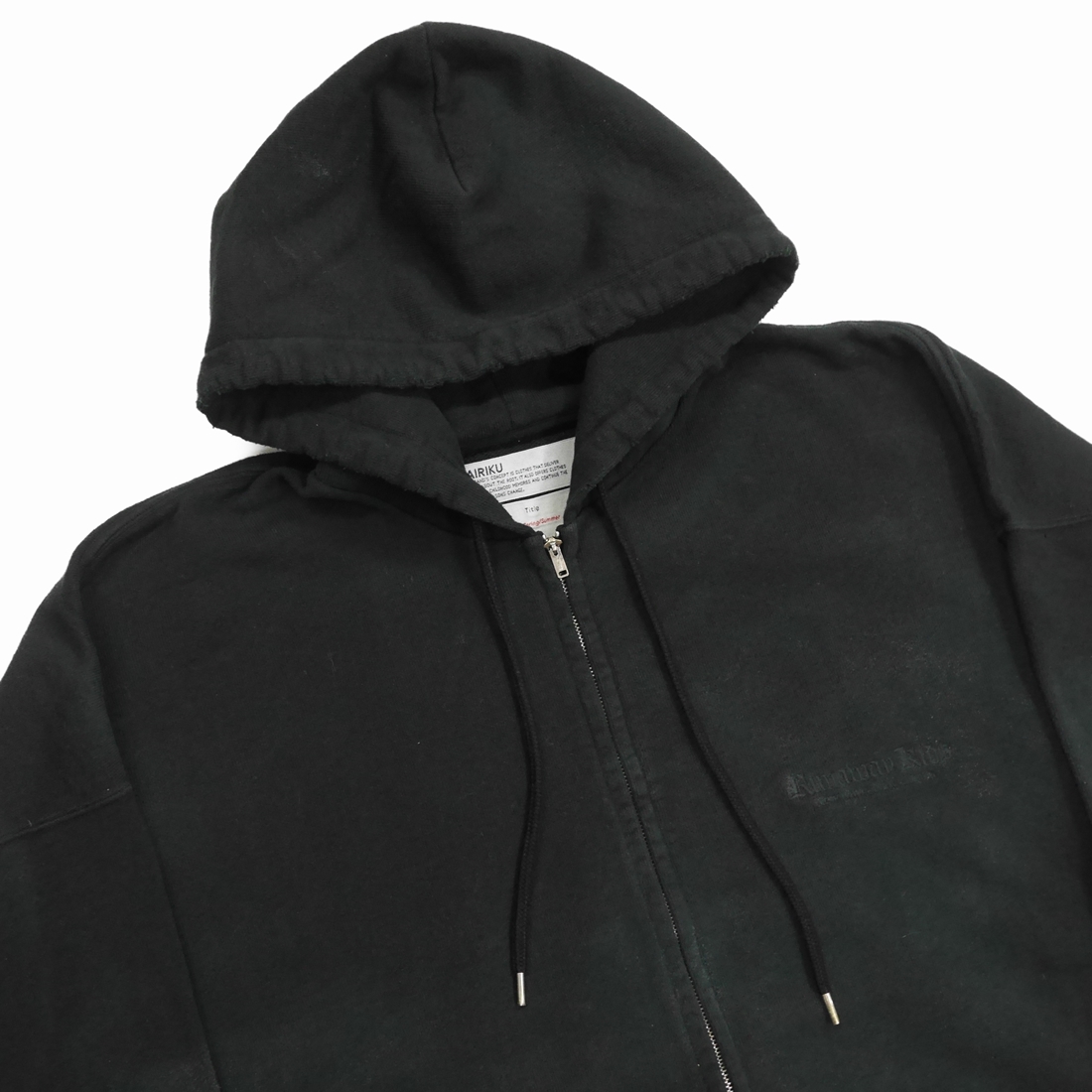 画像: DAIRIKU/"Water-repellent" Zip Up Hoodie（Vintage Black）［ジップアップフーディー-23春夏］