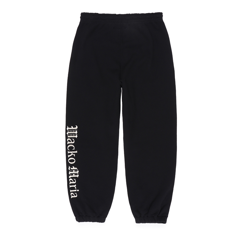 画像: WACKO MARIA/MIDDLE WEIGHT SWEAT PANTS（BLACK）［スウェットパンツ-23春夏］