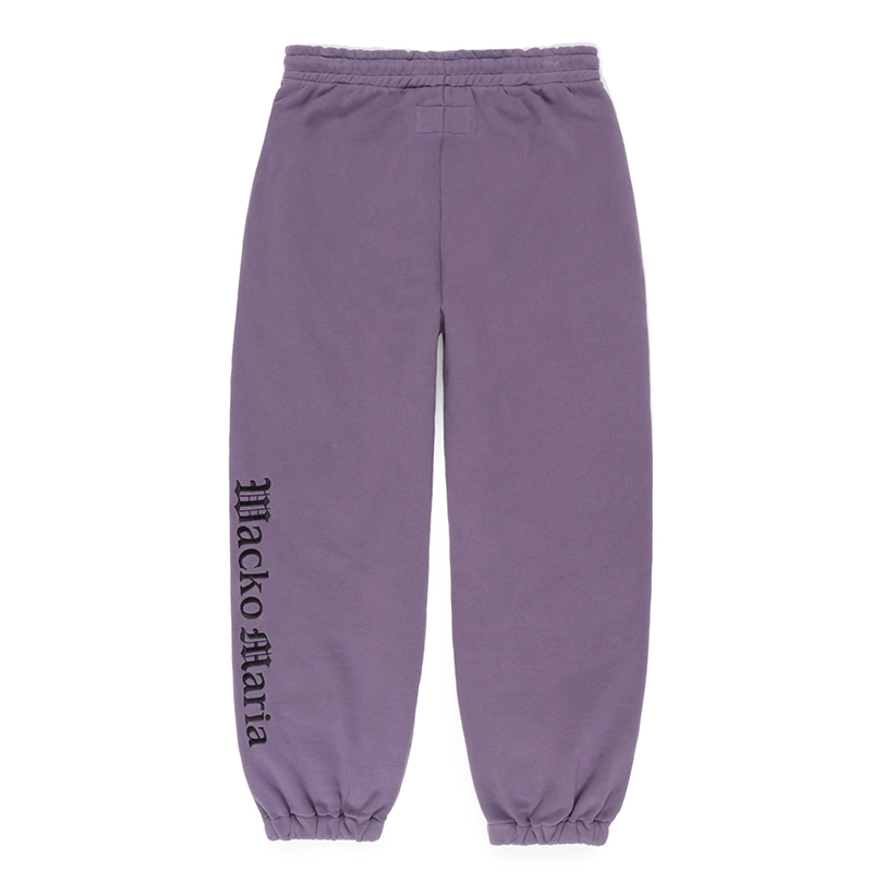 WACKO MARIA/MIDDLE WEIGHT SWEAT PANTS（PURPLE）［スウェットパンツ