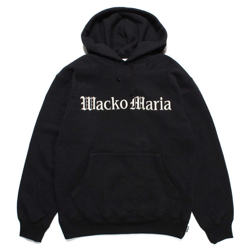 画像: WACKO MARIA/MIDDLE WEIGHT PULL OVER HOODED SWEAT SHIRT（BLACK）［プルオーバーパーカー-23春夏］