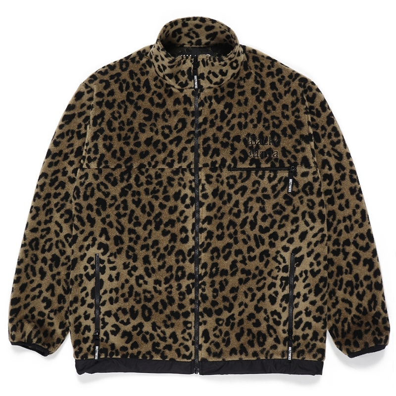 画像: WACKO MARIA/LEOPARD LIGHT BOA FLEECE JACKET（BEIGE）［レオパードライトボアフリースJKT-23春夏］