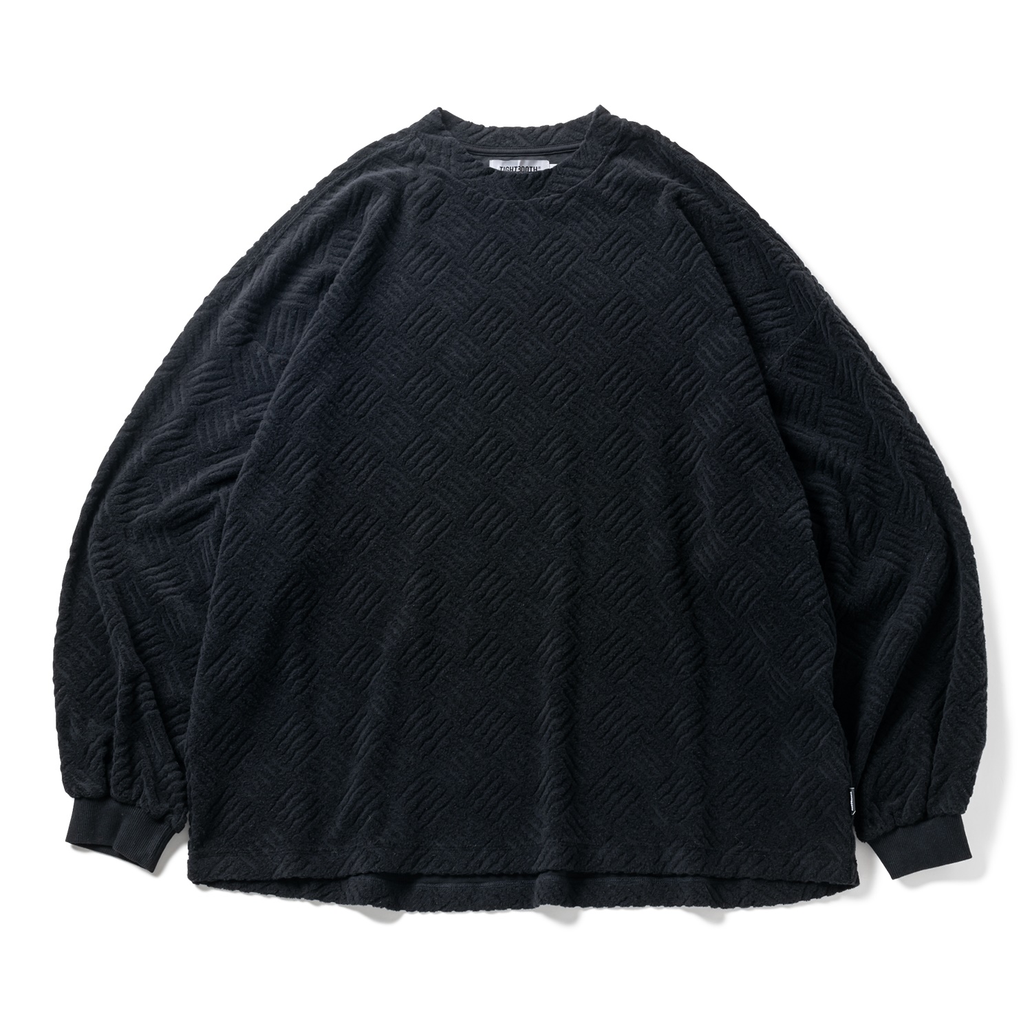 TIGHTBOOTH/CHECKER PLATE L/S TOP（Black） 【30%OFF】［パイル