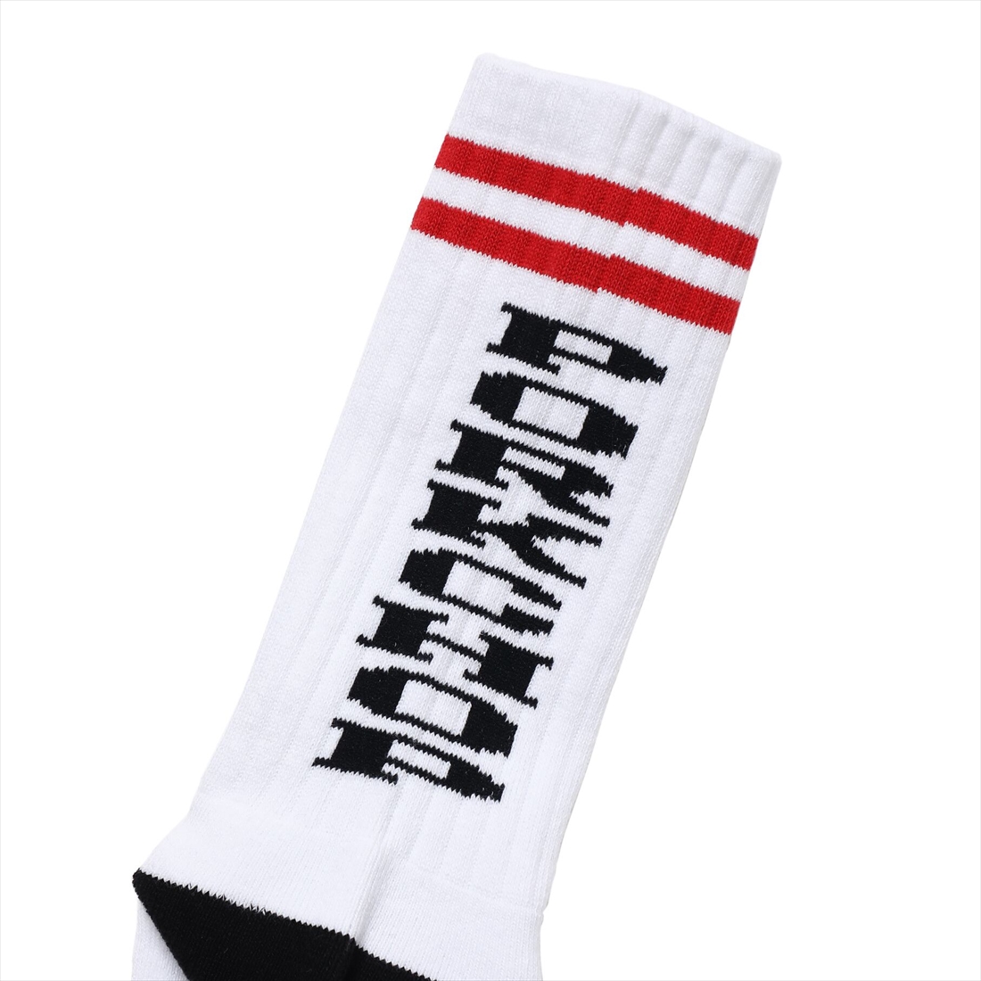 画像: PORKCHOP/PORK SOX P-22 type-D（WHITE）［ソックス-23春夏］