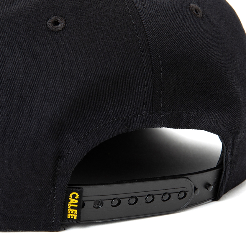 画像: CALEE/CALEE Arch logo embroidery cap（Black）［アーチロゴキャップ-23春夏］