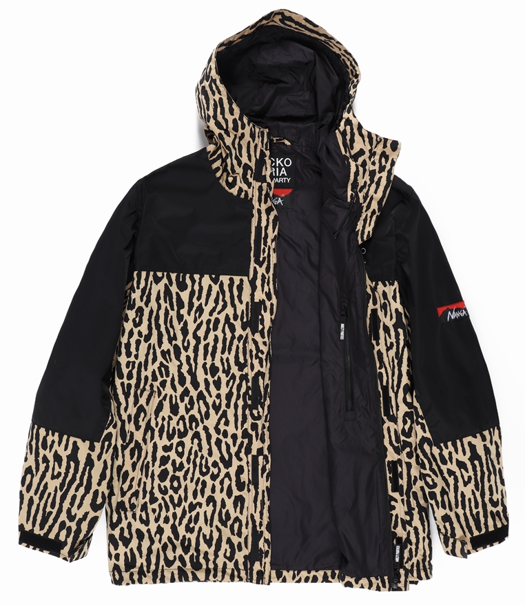 画像: WACKO MARIA/NANGA / LEOPARD MOUNTAIN PARKA（BEIGE）［レオパードマウンテンパーカー-23春夏］