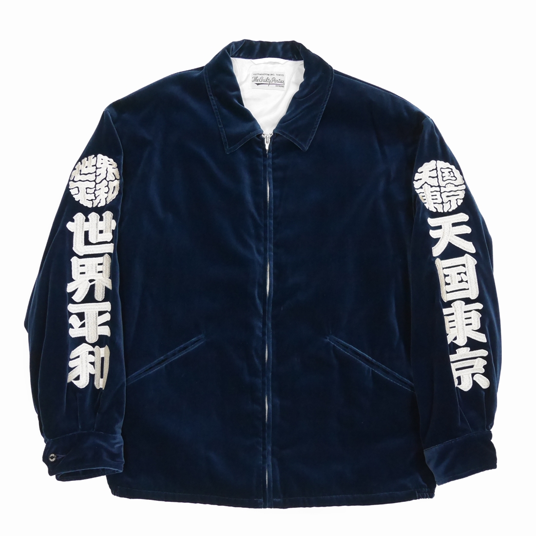 画像: WACKO MARIA/VELVET VIETNAM JACKET（NAVY）［ベルベットベトナムJKT-23春夏］