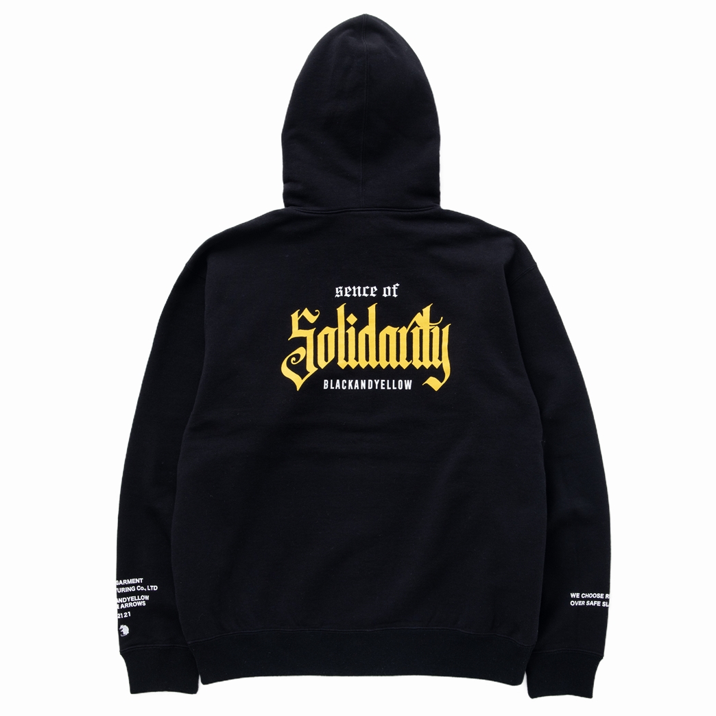 画像: RATS/SOLIDARITY ZIP HOODIE（BLACK）［ジップフーディー-23春夏］