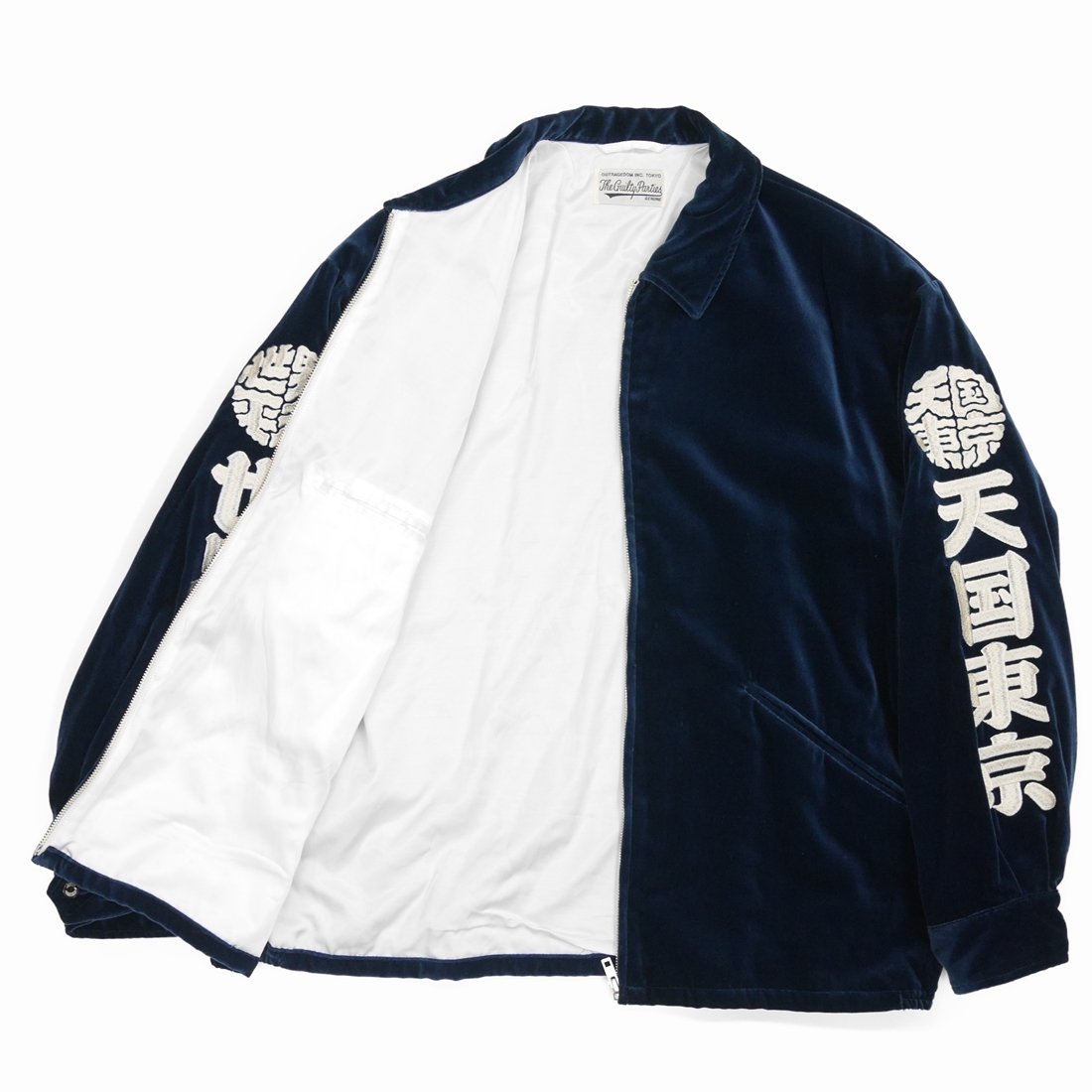 画像: WACKO MARIA/VELVET VIETNAM JACKET（NAVY）［ベルベットベトナムJKT-23春夏］