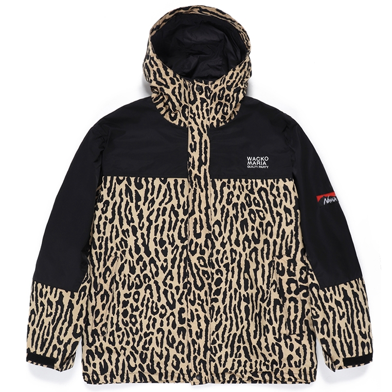 画像: WACKO MARIA/NANGA / LEOPARD MOUNTAIN PARKA（BEIGE）［レオパードマウンテンパーカー-23春夏］