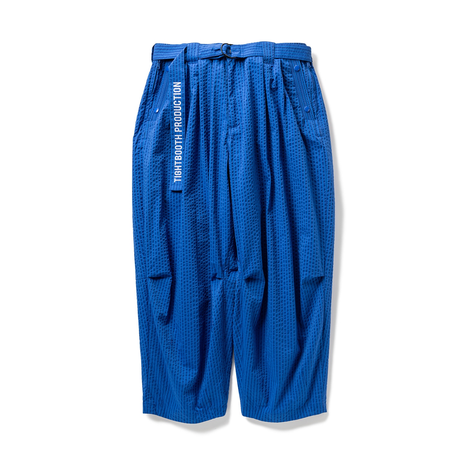 画像: TIGHTBOOTH/STRIPE SEERSUCKER BALLOON PANTS（Blue）［ストライプシアサッカーバルーンパンツ-23春夏］