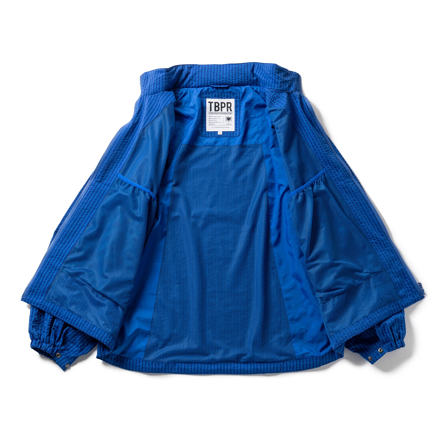 画像: TIGHTBOOTH/STRIPE SEERSUCKER JACKET（Blue）［ストライプシアサッカーJKT-23春夏］