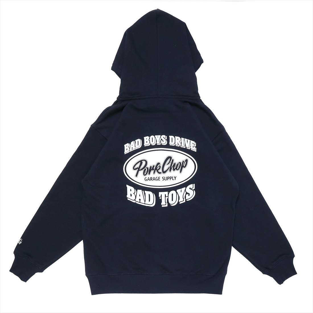 画像: PORKCHOP/BAD TOYS ZIP UP HOODIE（NAVY）［ジップアップフーディー-23春夏］