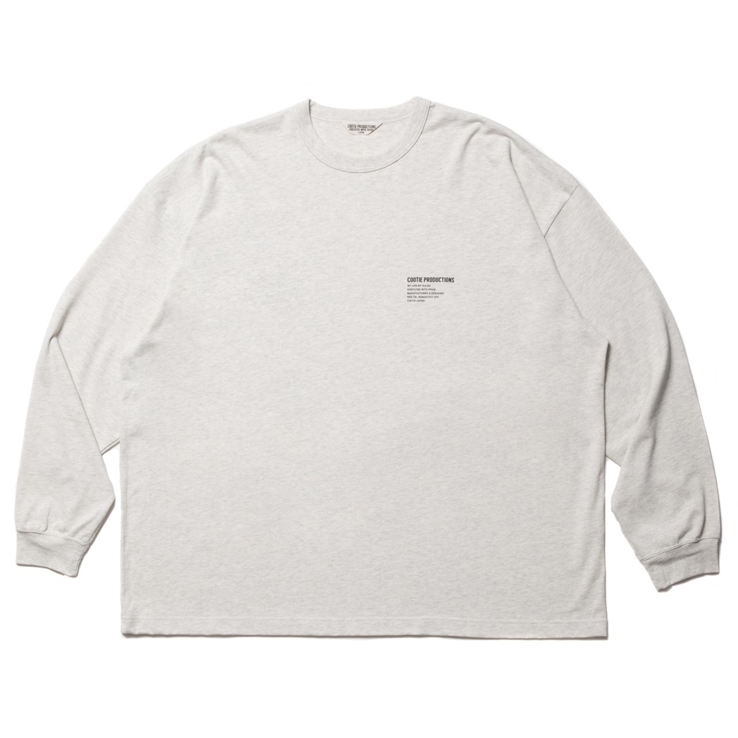 画像: COOTIE PRODUCTIONS/C/R Smooth Jersey L/S Tee（Oatmeal）［スムースジャージ長袖T-23春夏］