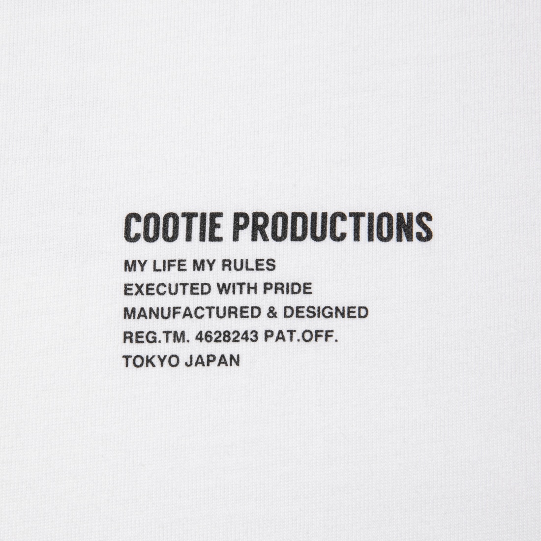 画像: COOTIE PRODUCTIONS/C/R Smooth Jersey L/S Tee（White）［スムースジャージ長袖T-23春夏］