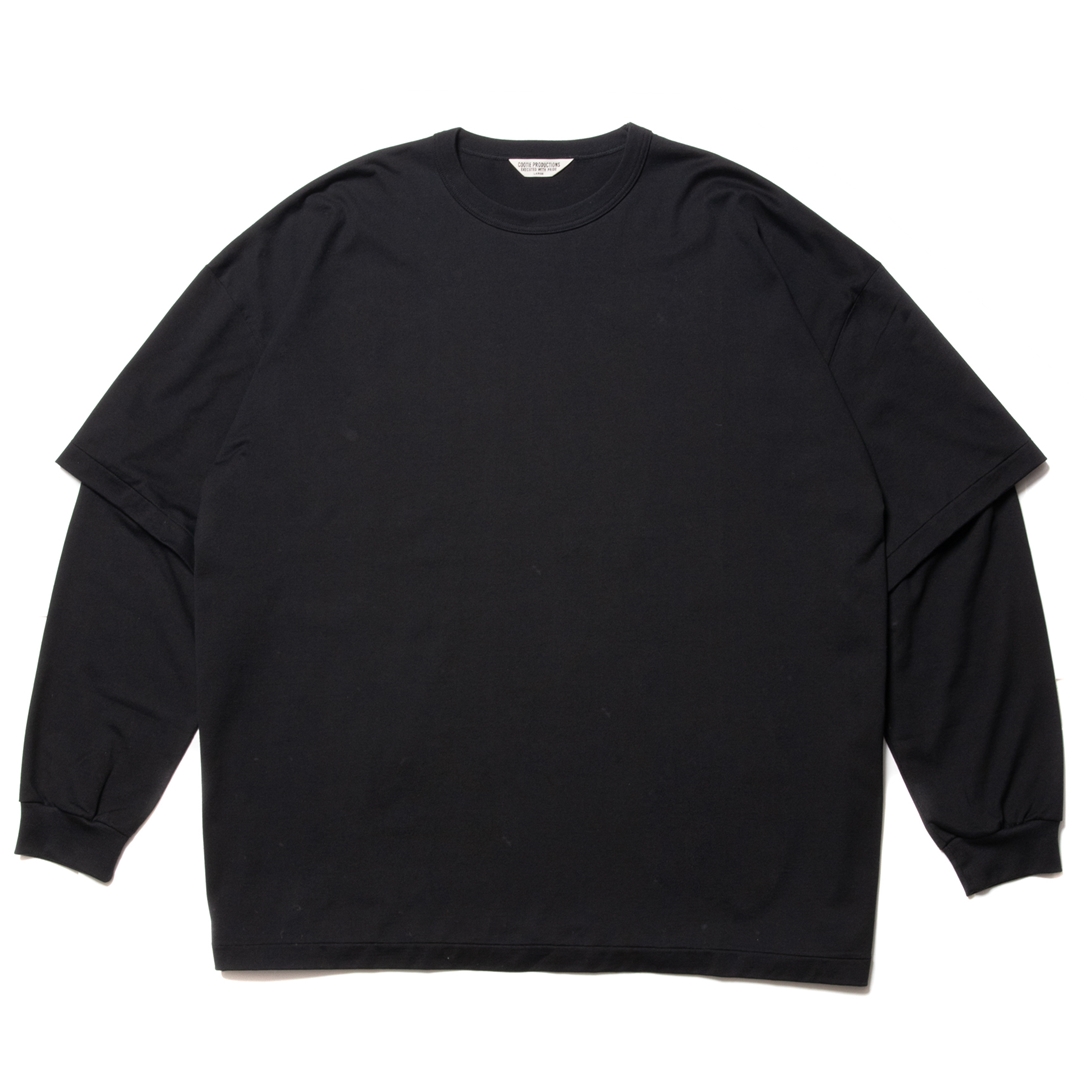 画像: COOTIE PRODUCTIONS/Supima Oversized Cellie L/S Tee（Black）［スーピマオーバーサイズセリー長袖T-23春夏］