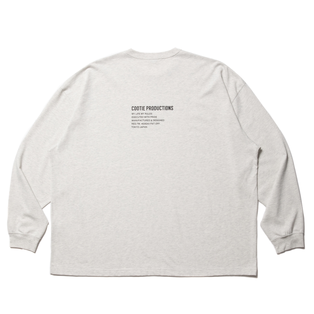 画像: COOTIE PRODUCTIONS/C/R Smooth Jersey L/S Tee（Oatmeal）［スムースジャージ長袖T-23春夏］