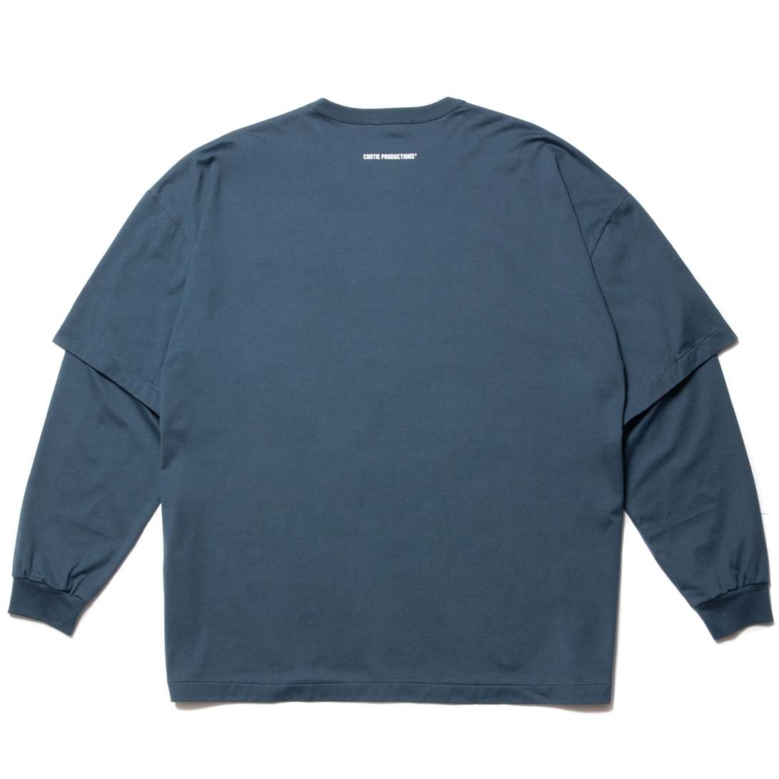 画像: COOTIE PRODUCTIONS/Supima Oversized Cellie L/S Tee（Smoke Navy）［スーピマオーバーサイズセリー長袖T-23春夏］