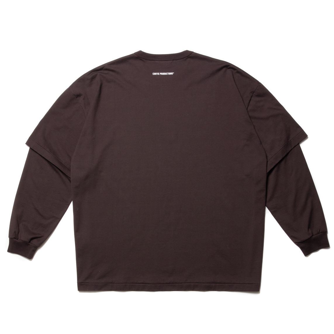 画像: COOTIE PRODUCTIONS/Supima Oversized Cellie L/S Tee（Brown）［スーピマオーバーサイズセリー長袖T-23春夏］