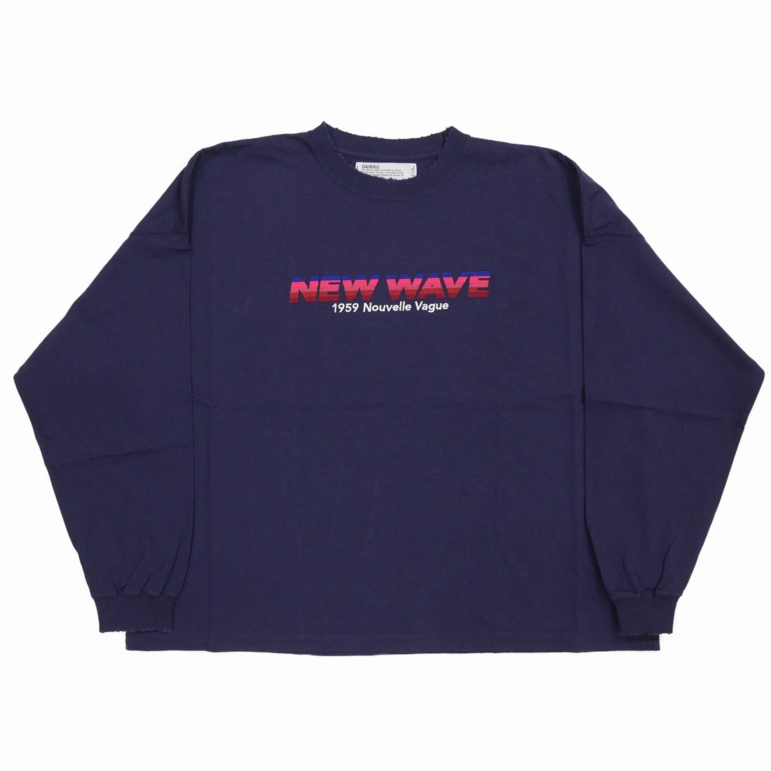 画像: DAIRIKU/"NEW WAVE" Tee（Purple）［刺繍長袖T-23春夏］