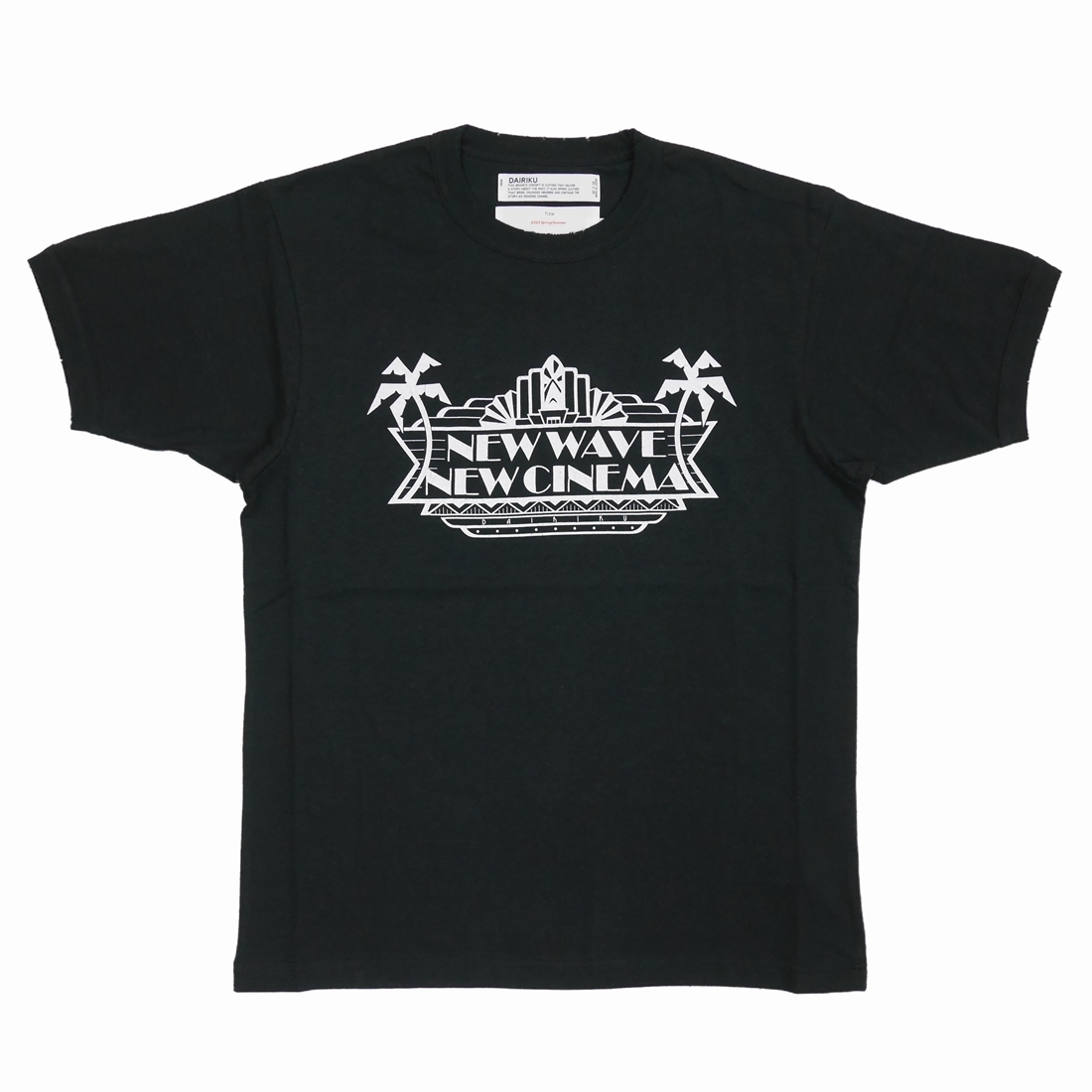 画像: DAIRIKU/"New" Trim Tee（Black） 【30%OFF】［トリムT-23春夏］