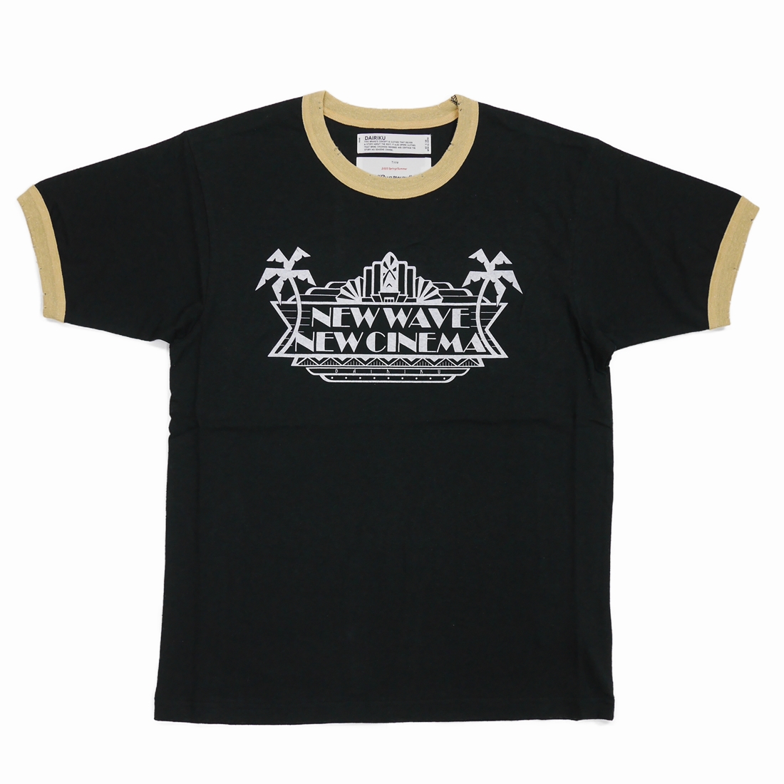 画像: DAIRIKU/"New" Trim Tee（Black&Yellow） 【40%OFF】［トリムT-23春夏］