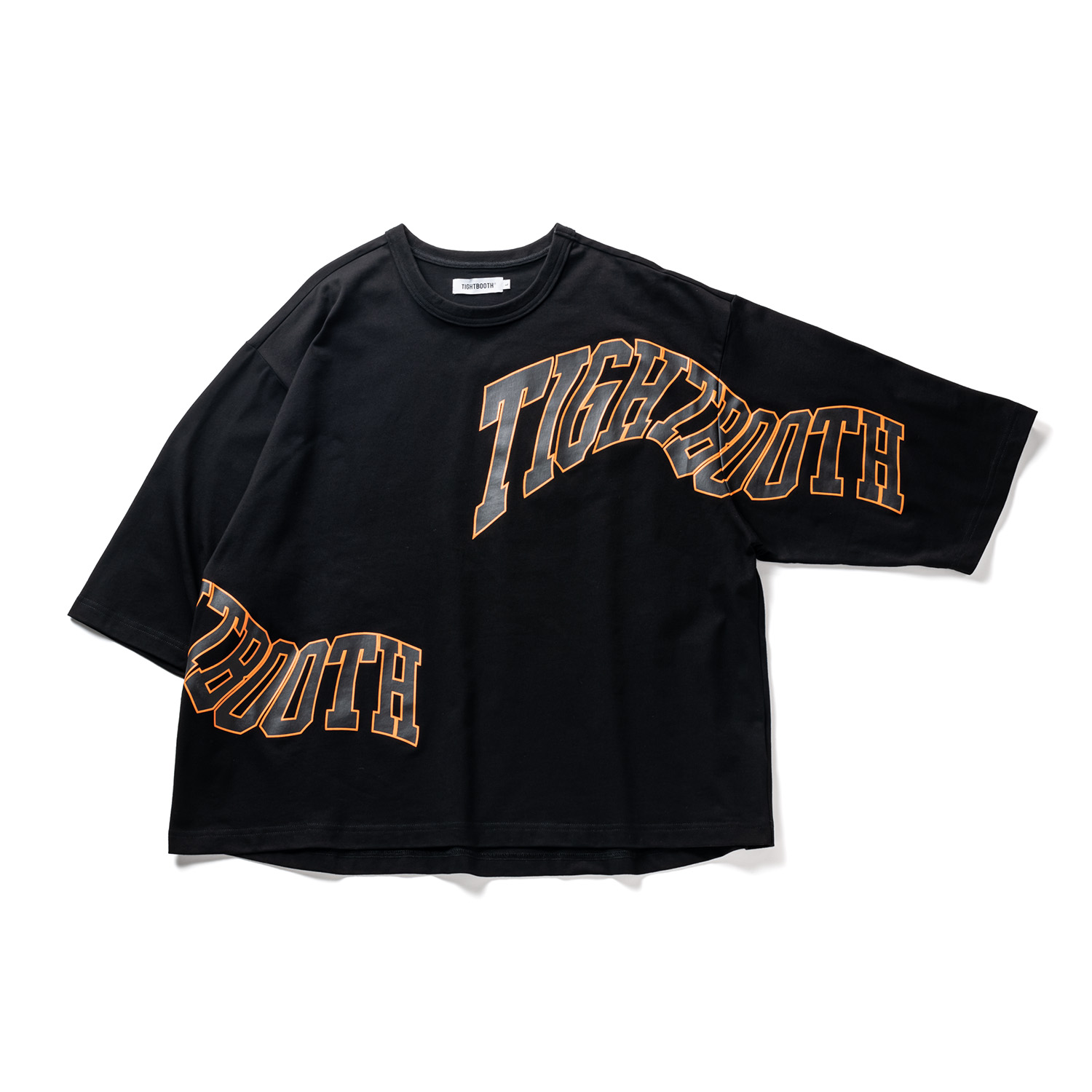 画像: TIGHTBOOTH/ACID LOGO 3/4 SLEEVE T-SHIRT（Black）［7分袖T-23春夏］