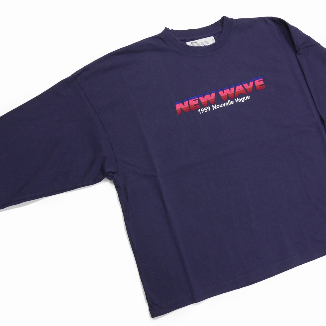 画像: DAIRIKU/"NEW WAVE" Tee（Purple）［刺繍長袖T-23春夏］